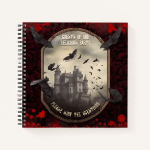 El obsesionado libro de invitados Halloween del ca