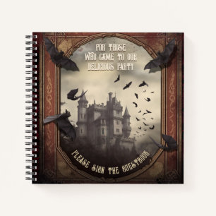 El obsesionado libro de invitados Halloween del ca