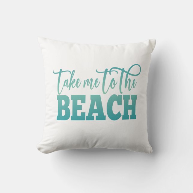 El océano de los Cojines decorativos de playa (Anverso)