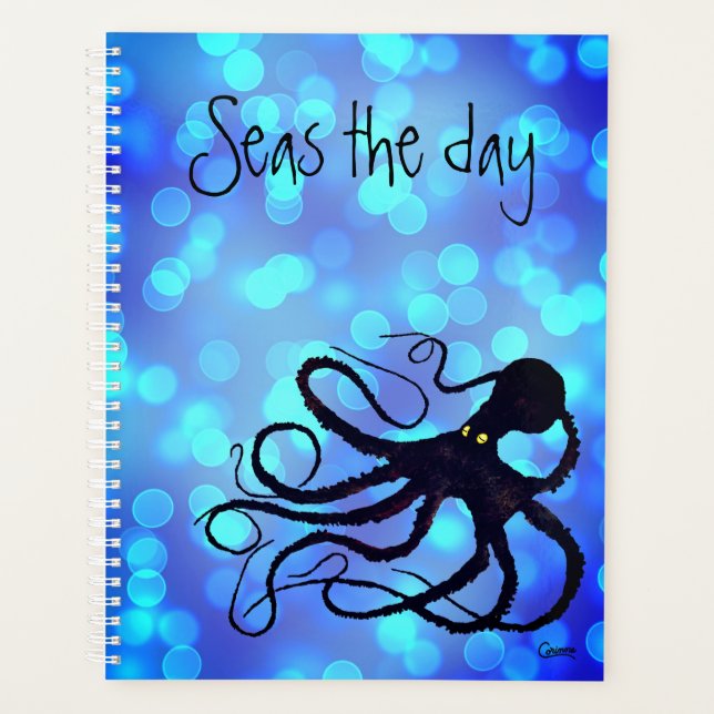 El Octopus del Día de los Mares - Planificador del (Anverso)