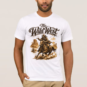 El Oeste Salvaje - Camiseta de vaquero en acción