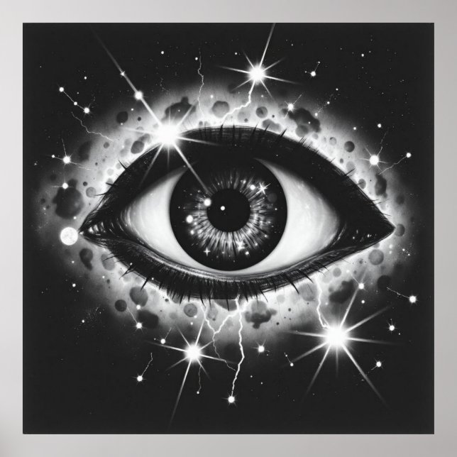 El ojo cósmico - El arte del carbón del universo (Frente)