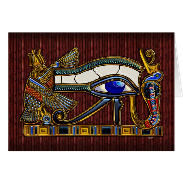 El ojo de Horus (Anverso (Horizontal))