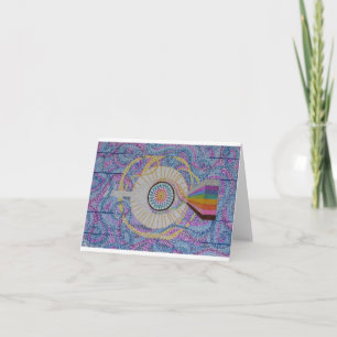 El ojo de la tarjeta de felicitación G-D Blank