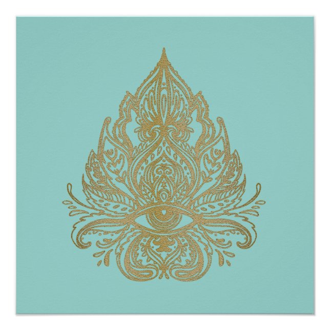 El ojo de Shiva - Poster (Anverso)