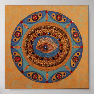 El ojo del mal Mandala: Arte original