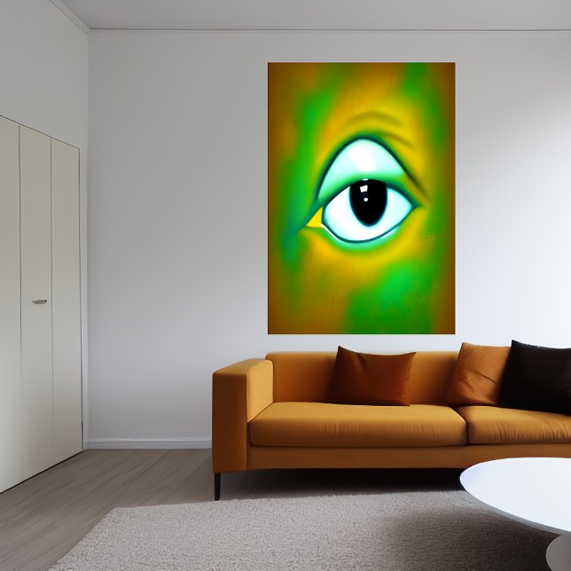 El ojo mirador | Poster de arte de IA (Subido por el creador)