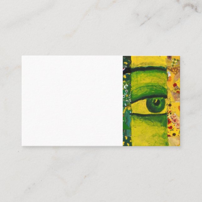 El ojo - tarjeta de visita de la conciencia del (Anverso)