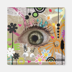 El ojo ve el imán