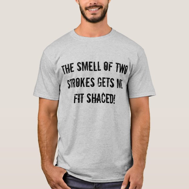 "El olor camiseta de Sledders.com de dos (Anverso)