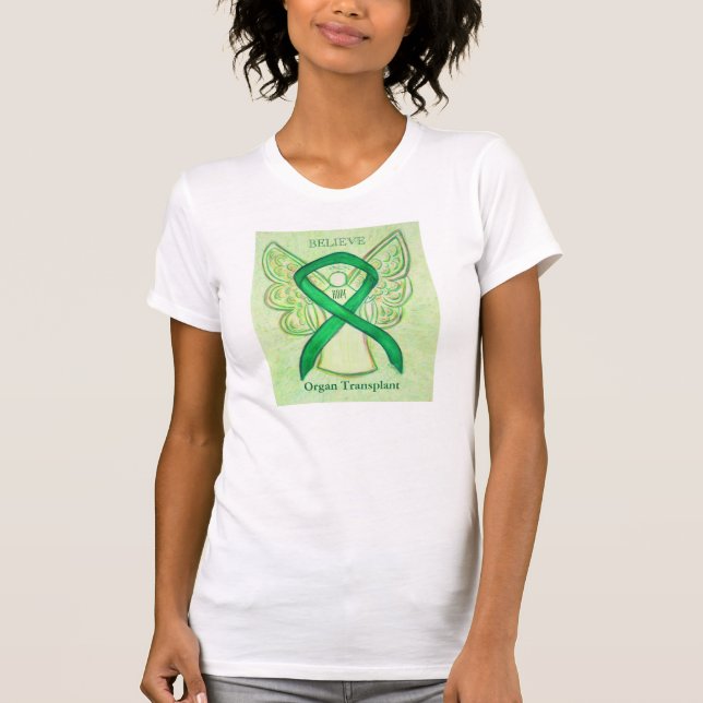 El órgano transforma la camiseta de la cinta de la (Anverso)