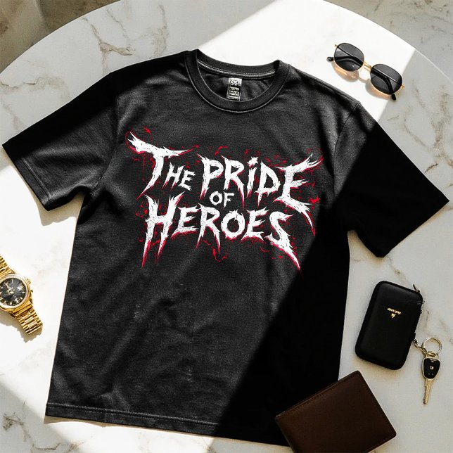 El Orgullo de los Héroes - Camiseta de diseño moti (Subido por el creador)