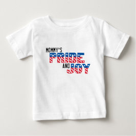 El orgullo y alegría de la camiseta patriótica de 