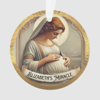 El ornamento acrílico milagroso de Elizabeth