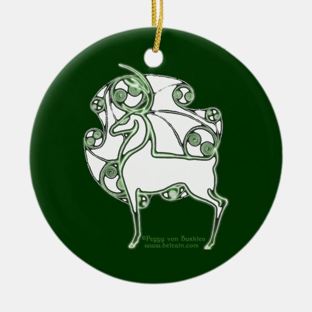 El ornamento céltico de los ciervos de Herne (Frente)