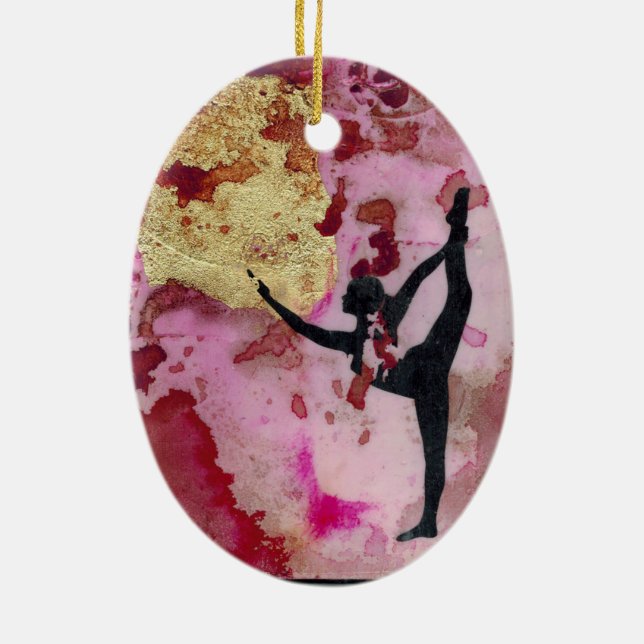 El ornamento de cerámica del chica original de la (Atrás)