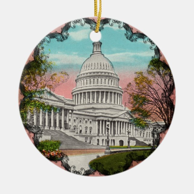 El ornamento de la cosecha del Capitolio de Estado (Frente)