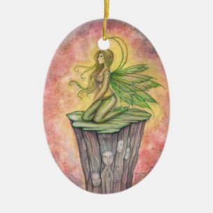 El ornamento de la Faerie verde