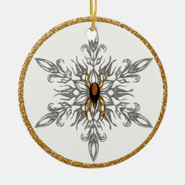 El ornamento de la leyenda de la araña del navidad (Frente)