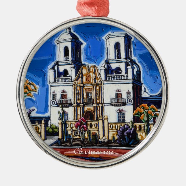 El ornamento de los Navidades de San Xavier 2020 (Frente)