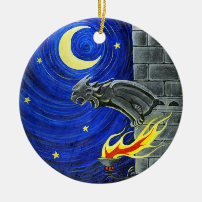 El ornamento del árbol del Gargoyle (Frente)