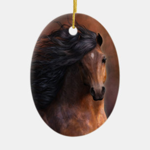 El ornamento del caballo de Morgan