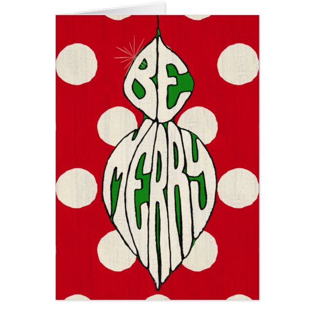 El ornamento del día de fiesta sea feliz (Frente)