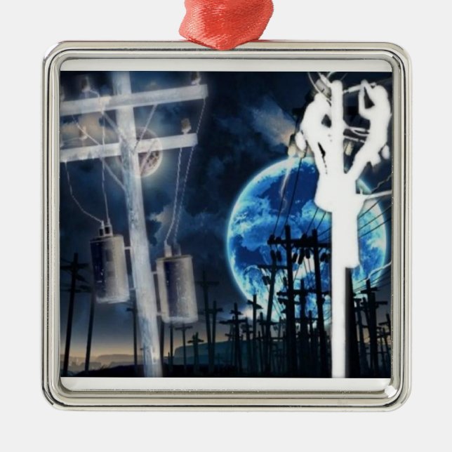 El ornamento del instalador de líneas (Frente)