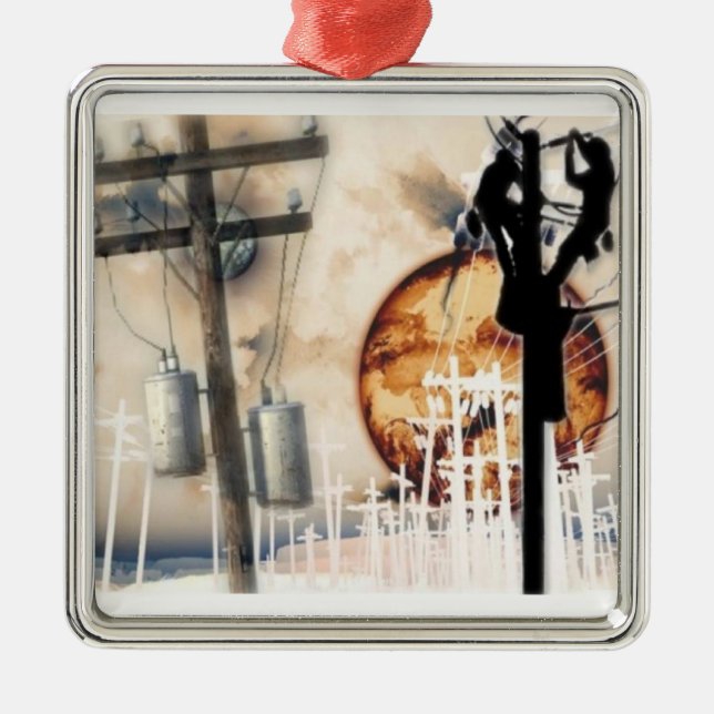 El ornamento del instalador de líneas (Frente)