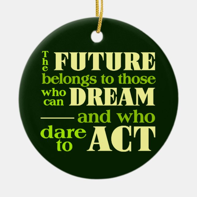 El ornamento futuro, personalizar (Frente)