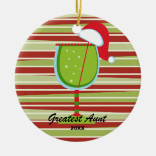 El ornamento más grande del navidad de la tía co
