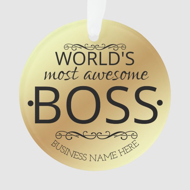 El ornamento más impresionante del regalo de Boss (Anverso)
