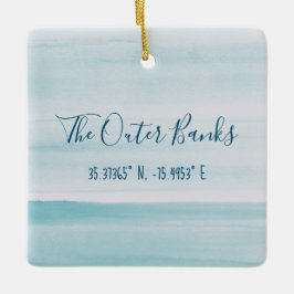 El ornamento personalizado de los bancos exteriore