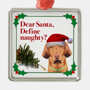El ornamento travieso de Vizsla