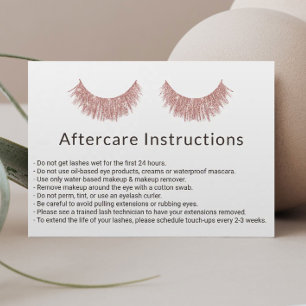 El oro color de rosa azota Aftercare minimalista