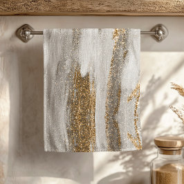 El oro de mármol de lujo sobresale blanco y gris