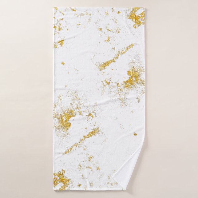 El oro estriba la textura. Elemento de diseño de t (Toalla de baño)