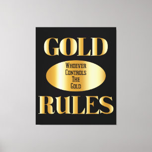 El oro gobierna el arte del muro de oro