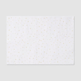 El oro puntea el papel seda