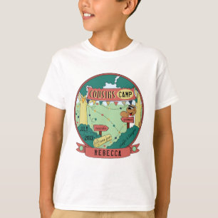 El oso de camiseta del campamento infantil CAMP pe