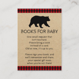 El Oso De Lumberjack Trae Un Libro De Tarjetas Bab