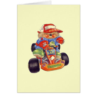 El oso de peluche Va-karting