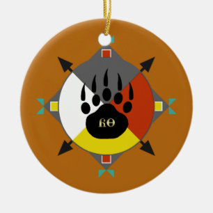 El oso es mi ornamento cherokee de Brother