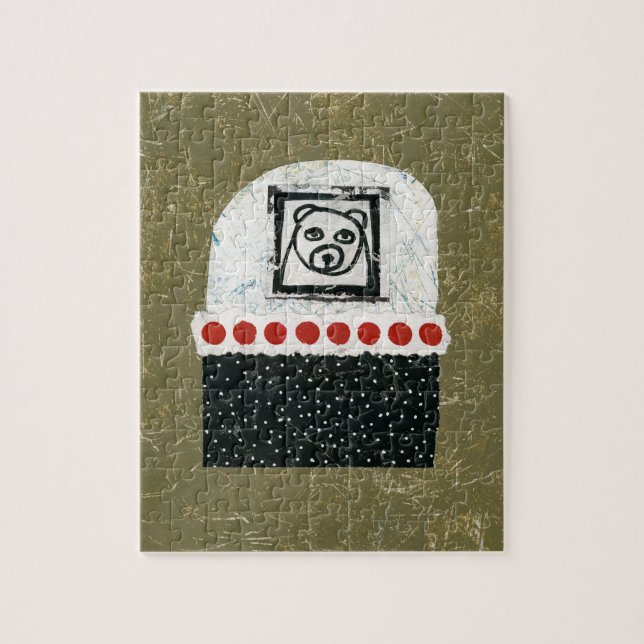 El Oso Está Cansado El Rompecabezas De Jigsaw (Vertical)
