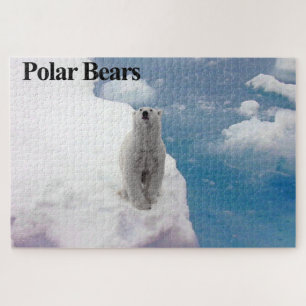 El oso polar en el rompecabezas de hielo