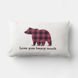 El Oso Tapado Salvaje Te Ama Cojín decorativo