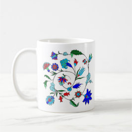 El otomano inspiró la taza del estampado de flores