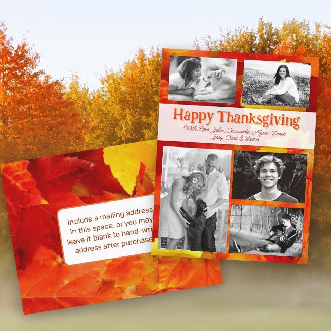 El otoño deja la tarjeta postal de la familia de f (Subido por el creador)