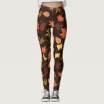 El otoño deja leggings<br><div class="desc">Caer en otoño deja leggings - Diseño MIGNED</div>