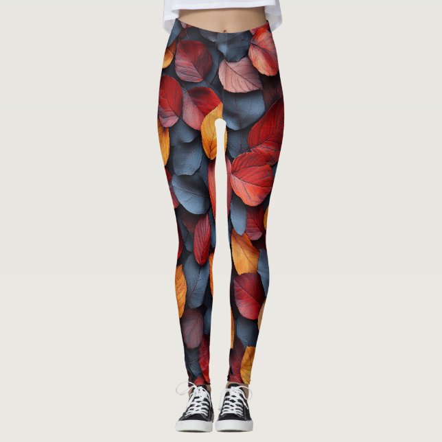 El otoño deja leggings (Anverso)